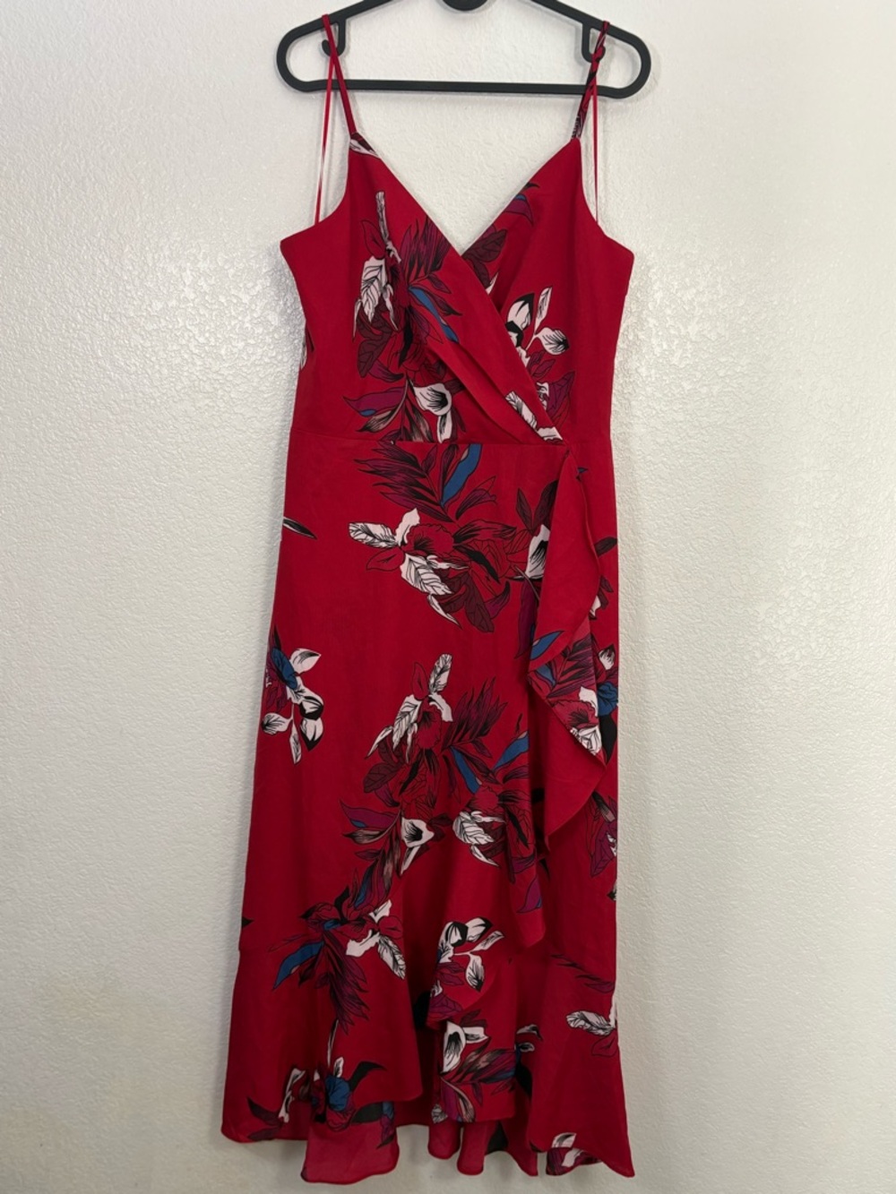 Chelsea28 Sleeveless Floral Faux Wrap Midi Dress - Picture 2 of 13